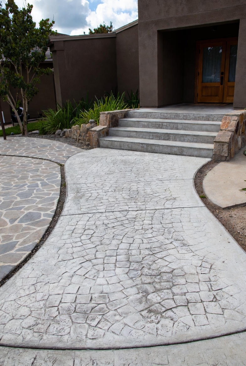 Stamped Walkways & Entry Paths